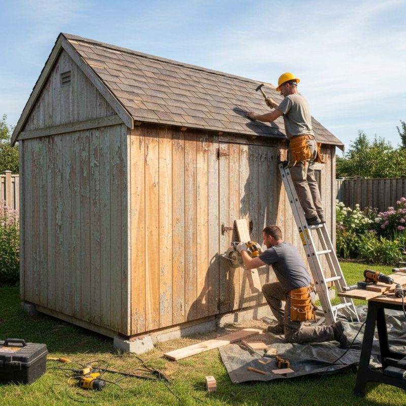 Shed Door Repair